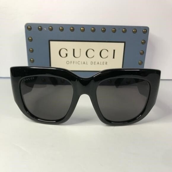 New 100% Authentic Gucci Grey Square Ladies Sunglasses GG1545S 001 main image 11